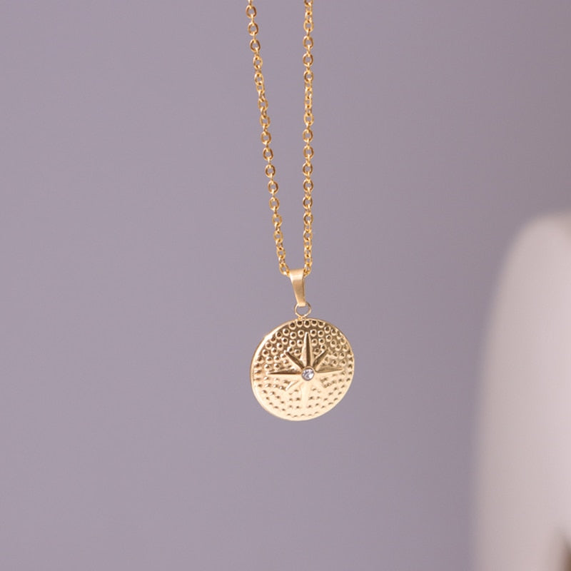 Tarot - Astrology Rhinestone Necklaces | Dainty Vintage Style