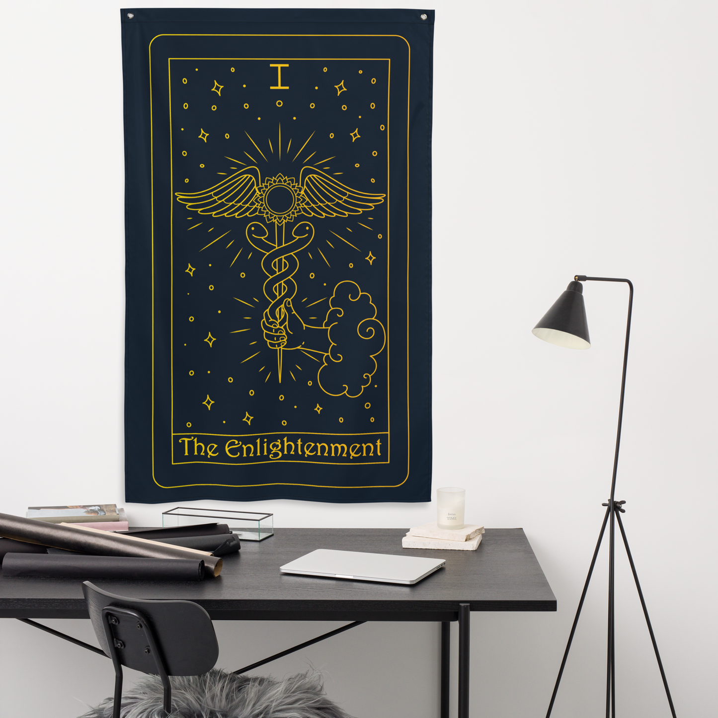 'The Enlightenment' Tarot Flag Tapestry