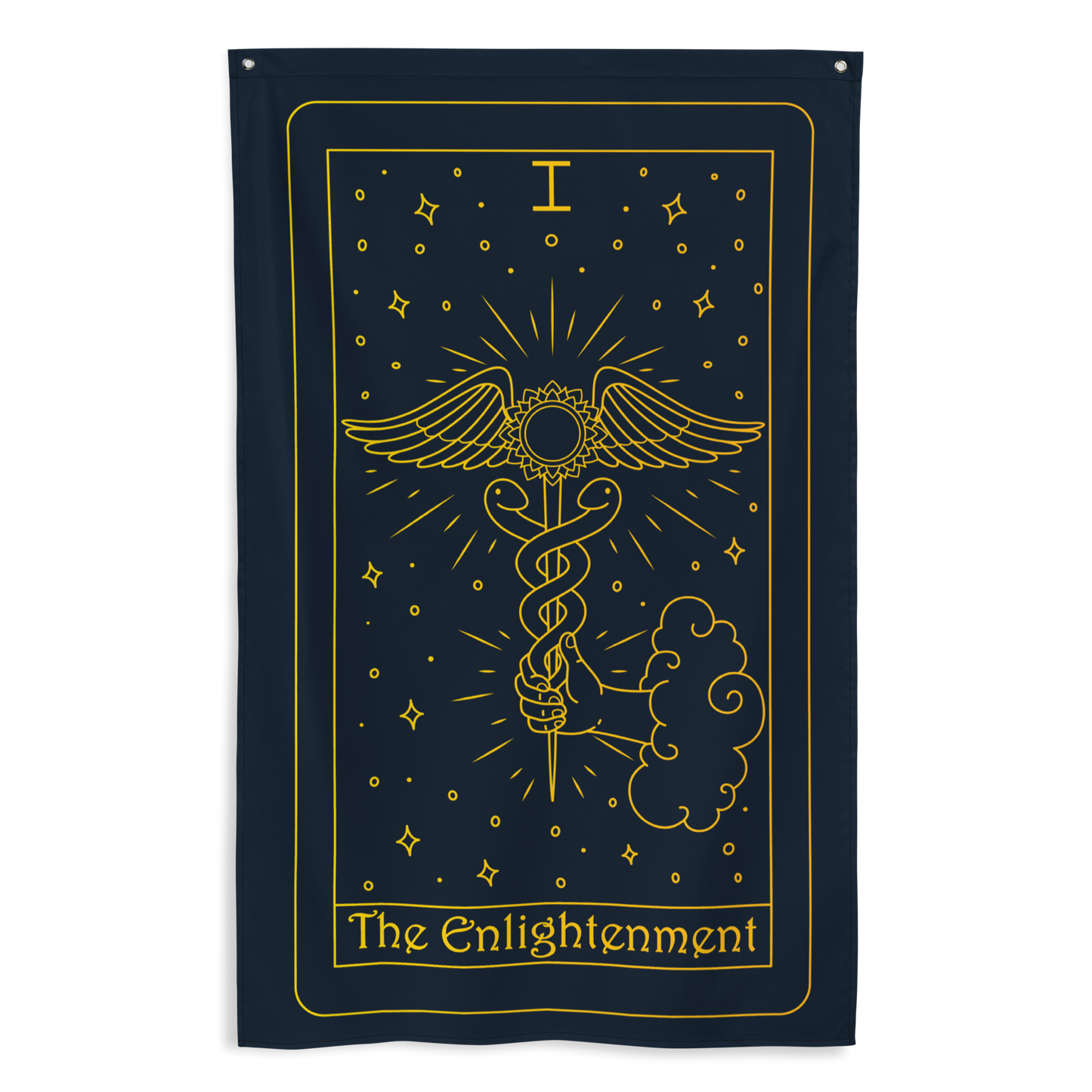 'The Enlightenment' Tarot Flag Tapestry