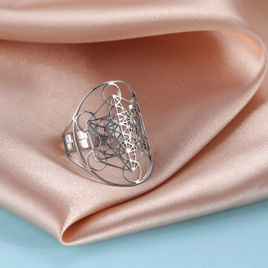 Geometric Archangel Ring | Gold, Silver, Rose Gold