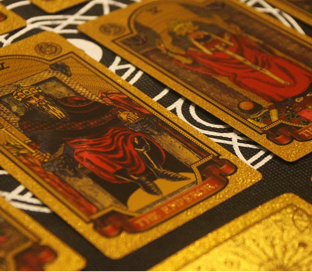 Luxury Gold Foil Tarot Card Deck | Rider-Waite-Smith