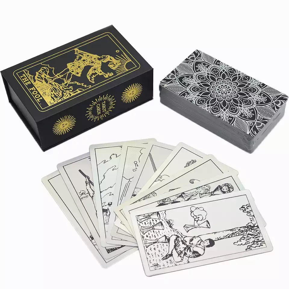 Laser Foil Tarot Card Deck