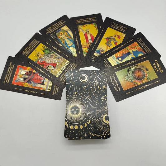Astrology-Themed Tarot Card Deck | Informational Tarot Card Set with Carrying Box | Rider-Waite-Smith