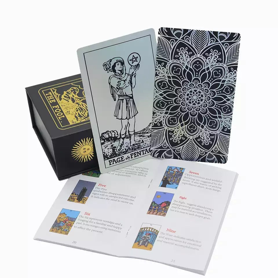 Laser Foil Tarot Card Deck