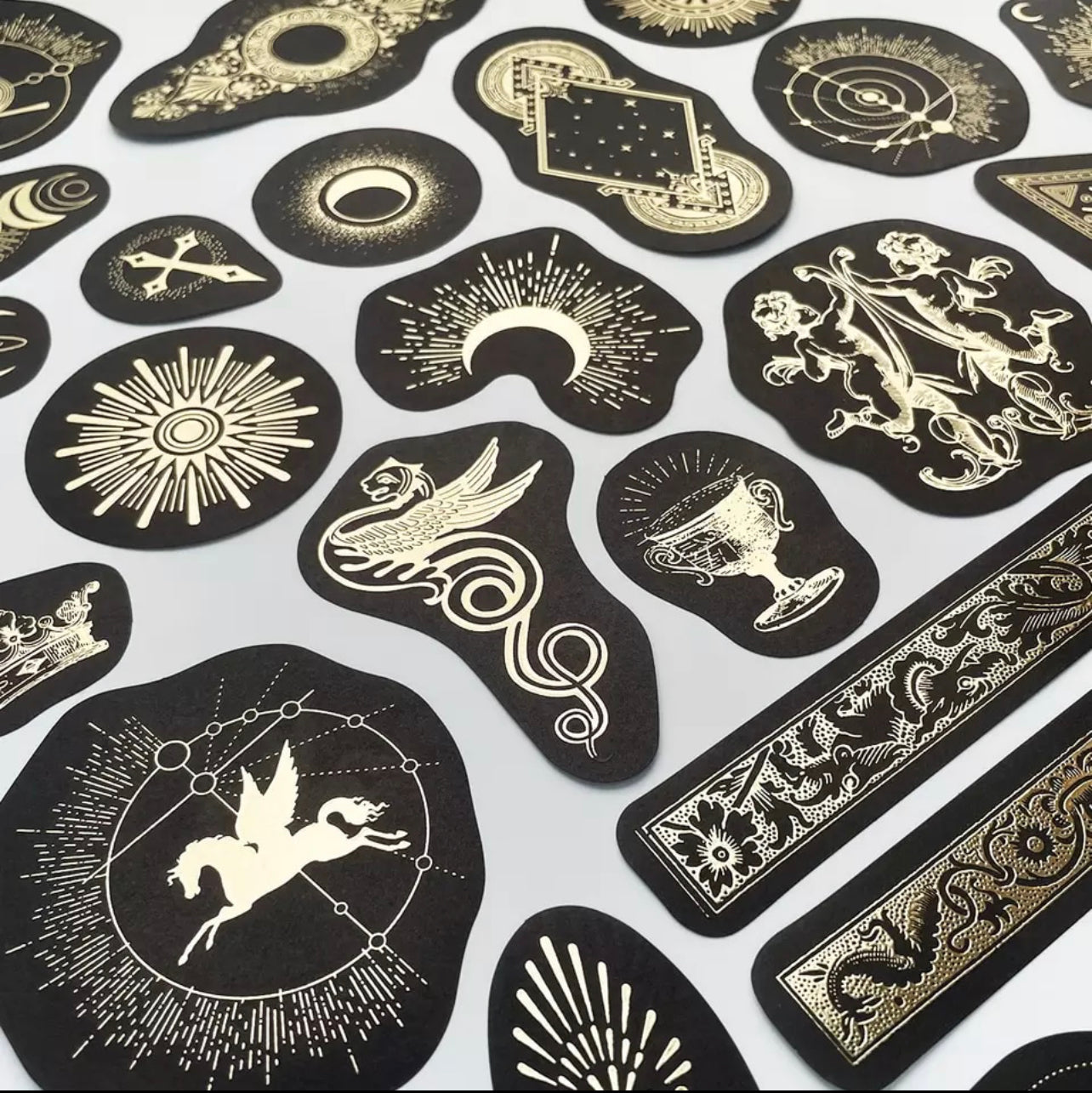 Astrology Stickers | Sun, Moon, Stars | Scrapbooking, Journalling, Lockers