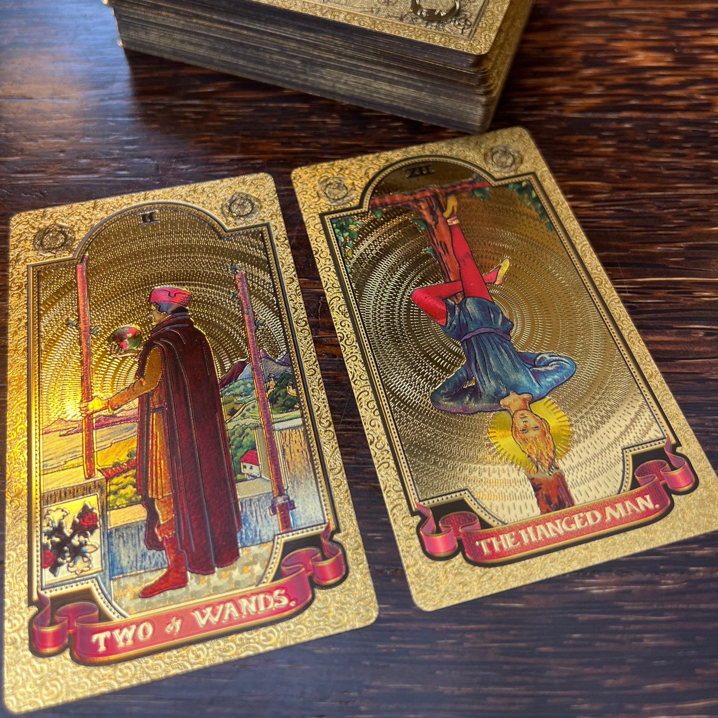 Astro Gold Foil Tarot Card Decks (Full & Learners Decks)