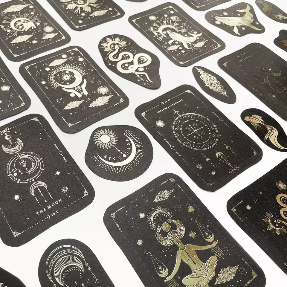 Astrology Stickers | Sun, Moon, Stars | Scrapbooking, Journalling, Lockers