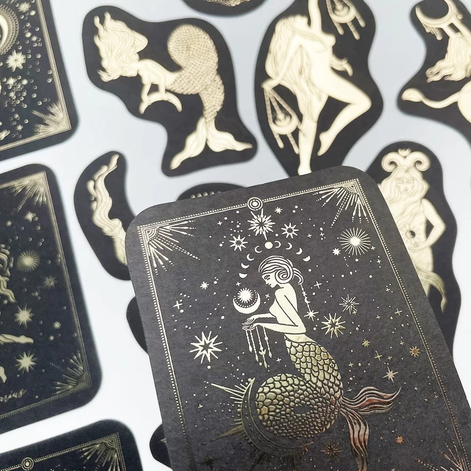 Astrology Stickers | Sun, Moon, Stars | Scrapbooking, Journalling, Lockers