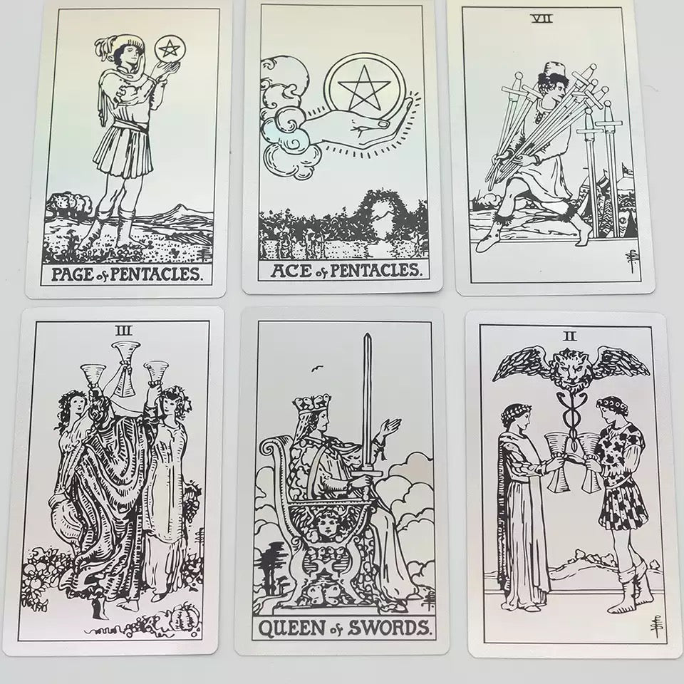 Laser Foil Tarot Card Deck