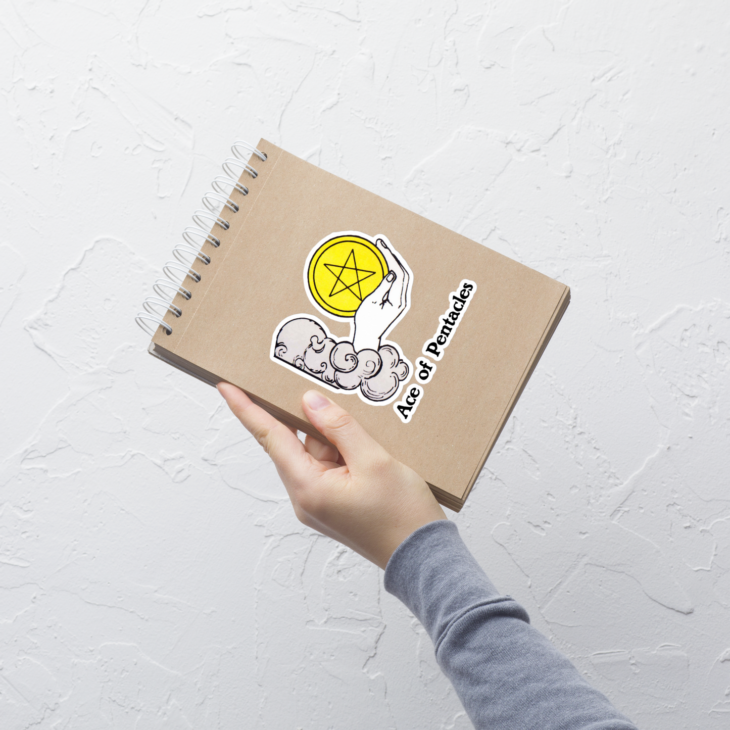 'Ace of Pentacles' Vinyl Sticker | Minor Arcana Crafting Supplies