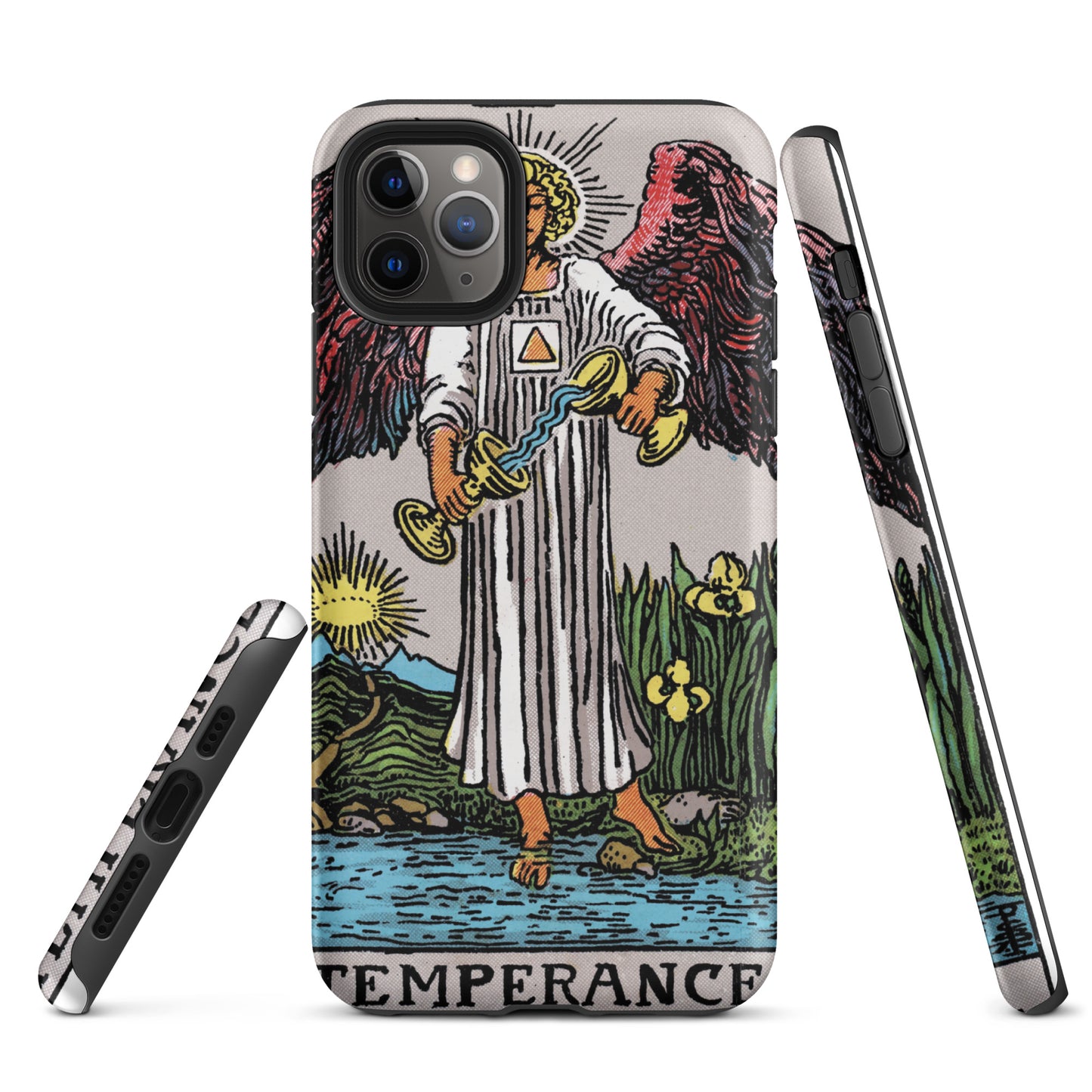 'Temperance' Tarot Card Durable, Anti-Shock iPhone Case