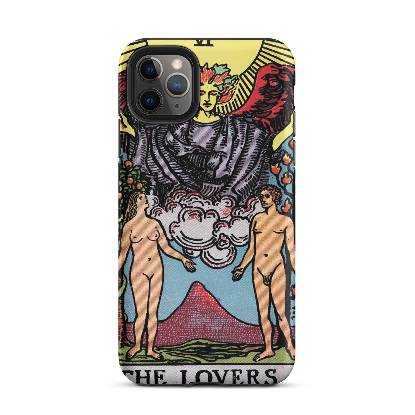 'The Lovers' Tarot Card Durable, Anti-Shock iPhone Case | Major Arcana