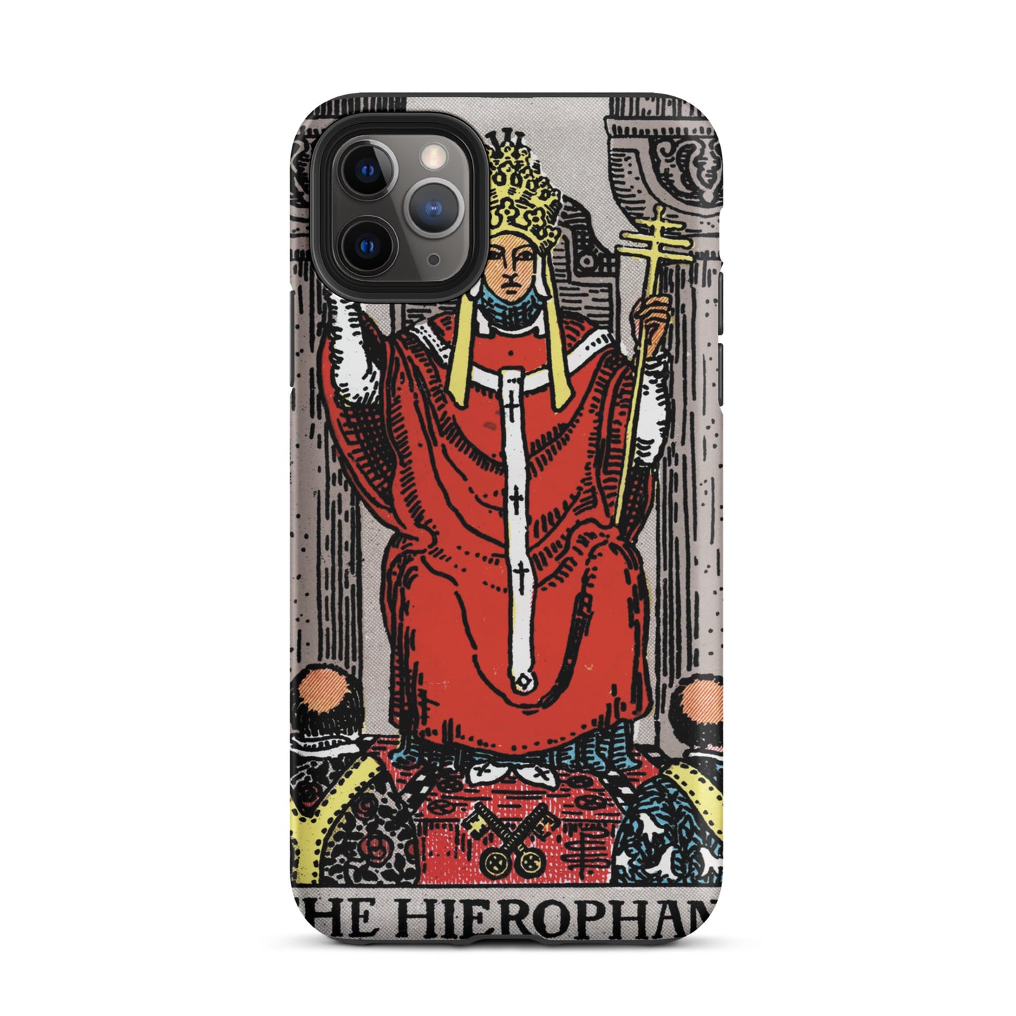 'The Hierophant' Tarot Card Durable, Anti-Shock iPhone Case