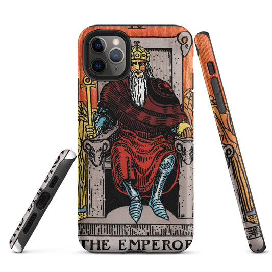 'The Emperor' Tarot Card Durable iPhone Case | Major Arcana