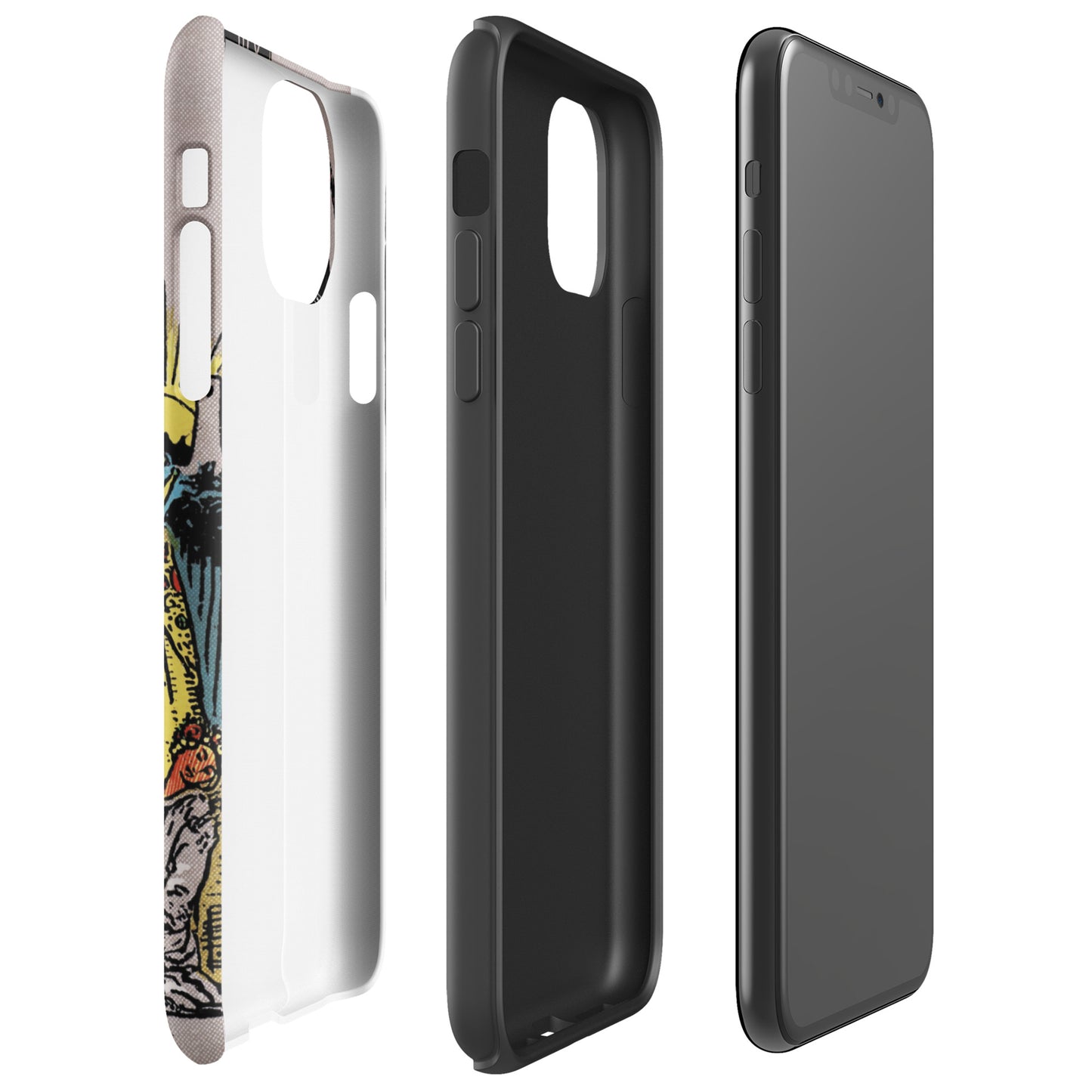 'Death' Tarot Card Durable, Anti-Shock iPhone Case
