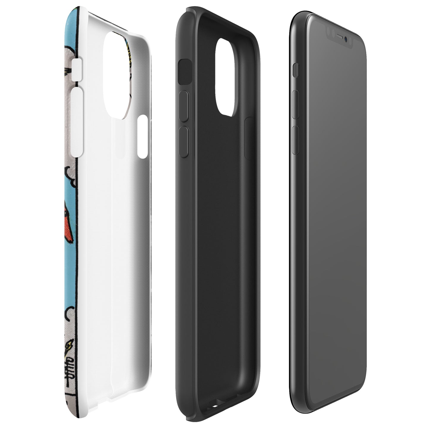 'Wheel of Fortune' Tarot Card, Anti-Shock iPhone Case | Major Arcana