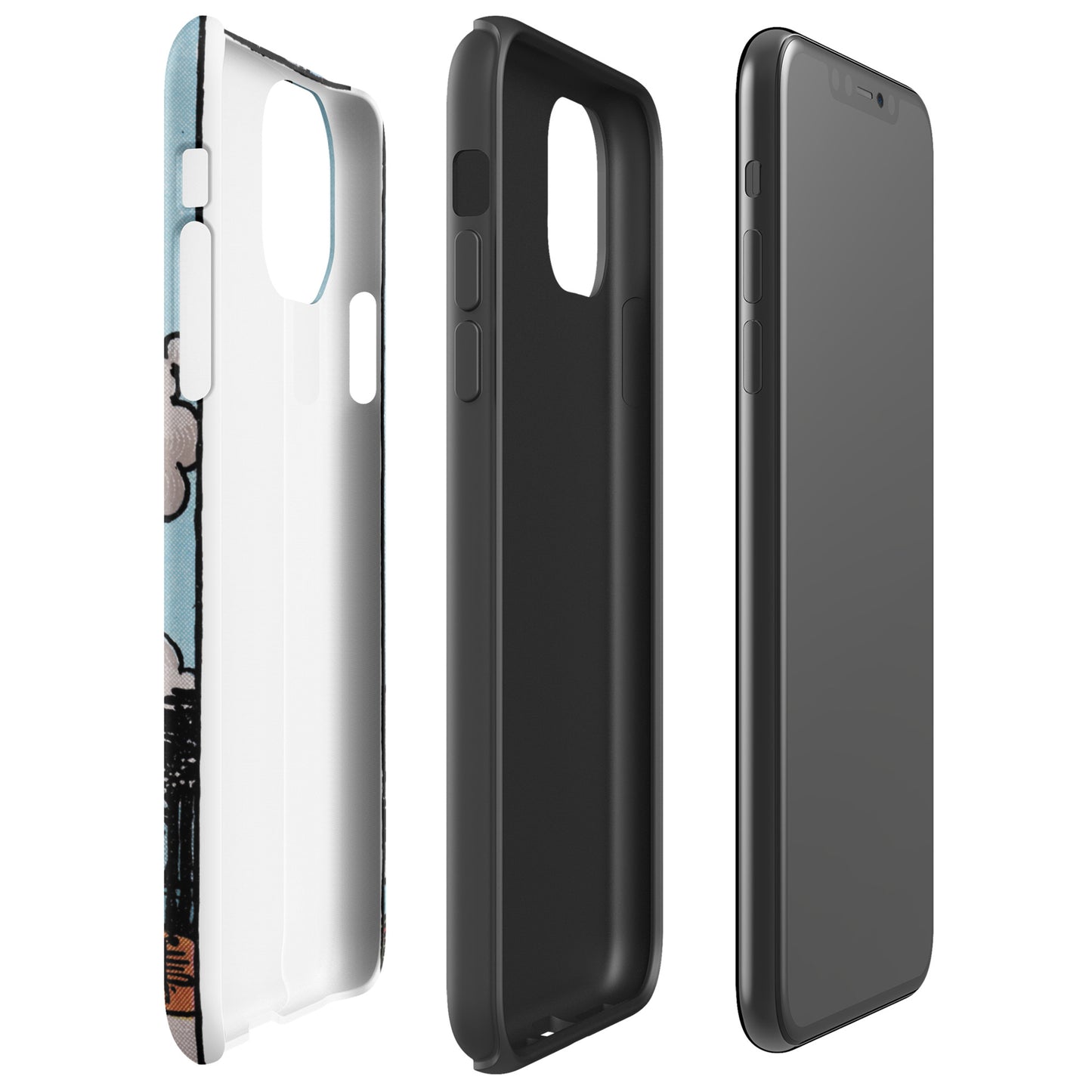 'King of Swords' Tarot Card Durable, Anti-Shock iPhone Case