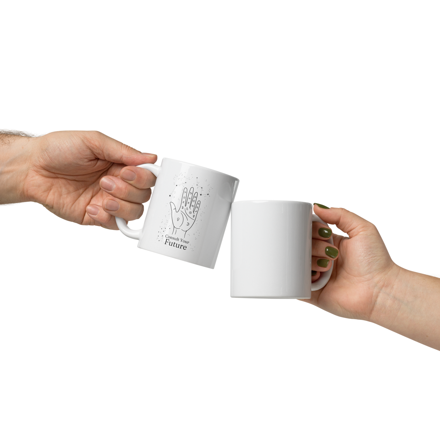 'Consult Your Future' Mug | Psychic, Palm and Astrology-Themed Drinkware
