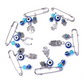 Evil Eye - Hand of Fatima Brooch | Protection Hamsa Accessory