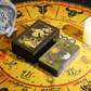 Mystery Theme Gold Foil Tarot Deck, Sun - Moon | Rider-Waite-Smith with Case