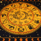 Premium Astrological Divination Mat | Yellow Tarot Card Placemat
