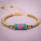 Gold Beaded Heart Bracelet