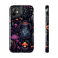 Fungi Mushroom Tough iPhone case | Witchy Dark Forest Aesthetic | Purple Foliage