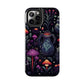 Fungi Mushroom Tough iPhone case | Witchy Dark Forest Aesthetic | Purple Foliage