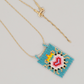 Handmade Beaded Evil Eye Necklace | Stylish Hamsa Spiritual Jewelry