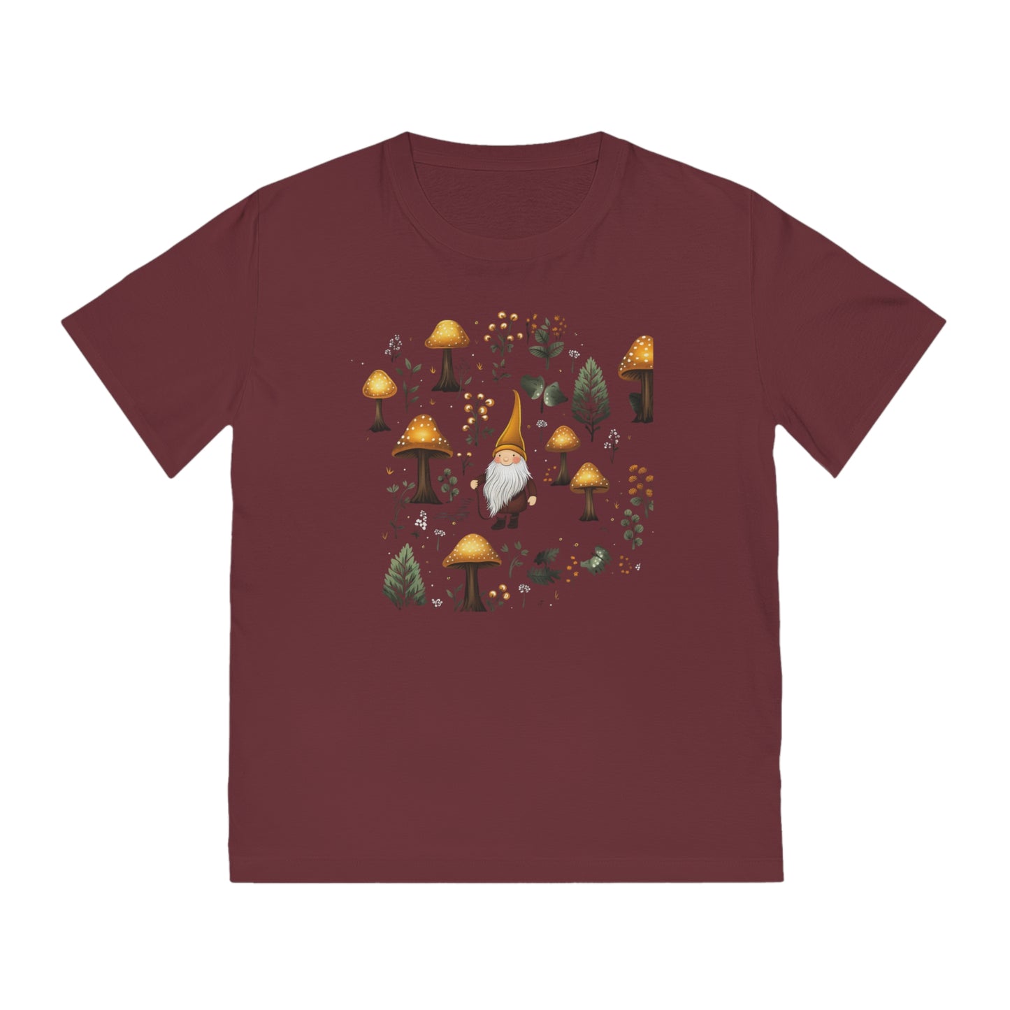 Gnome in the Dark Forest Organic Unisex T-Shirt