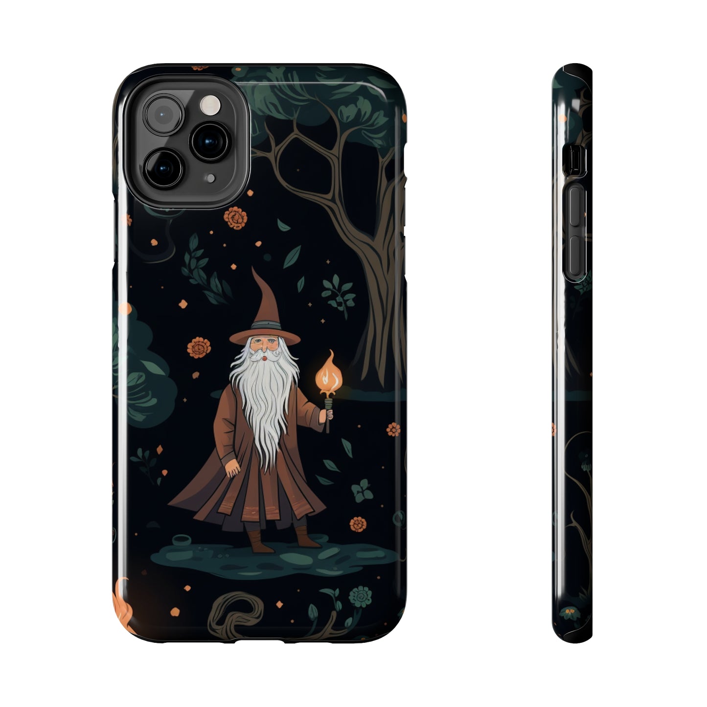 Wizard in the Dark Forest Tough iPhone Cases | Impact-Resistance, Anti-Shock Phone Case and Accessory | Premium Spiritual Design