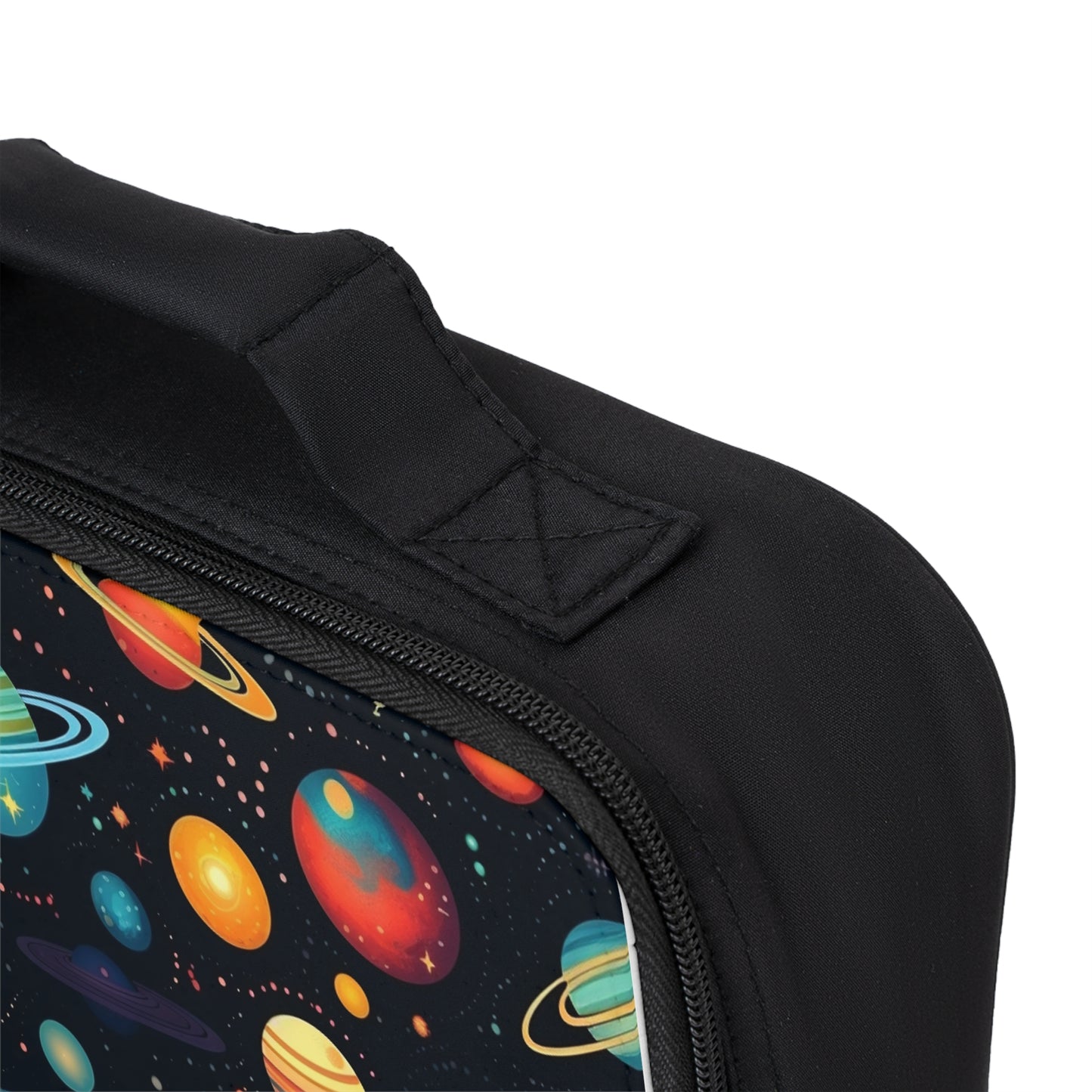 Celestial Saturn - Planets Zipper Lunch Bag | Cosmic Themed Accessories