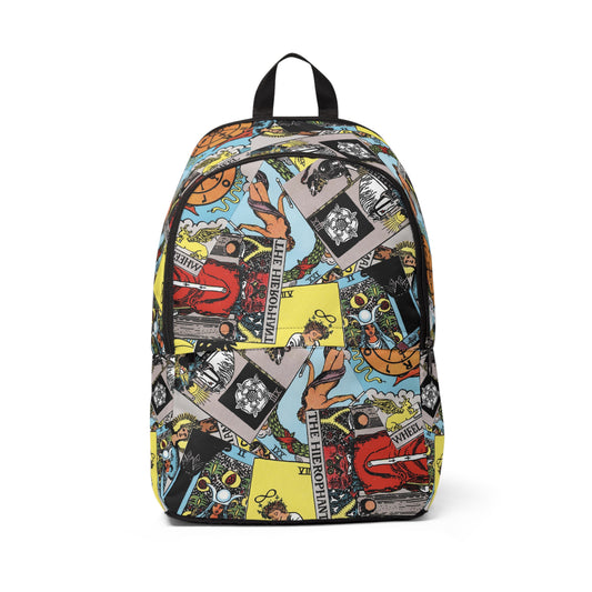 Tarot Card Unisex Fabric Backpack | Rider-Waite-Smith Premium School Bag