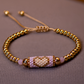 Gold Beaded Heart Bracelet