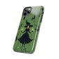 Dark Forest Witch Tough iPhone Cases | Green Witch Protective Phone Case | Impact-Resisant, Shock Absorbing | iPhone 15 All Models | Premium