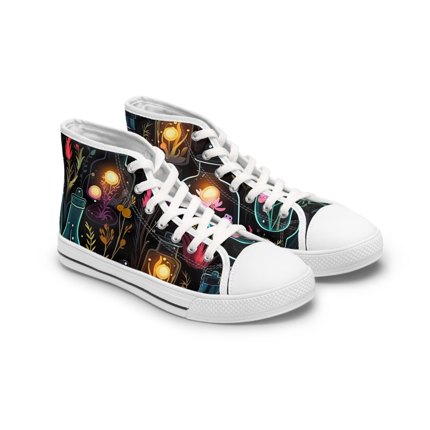 Dark Forest Women's High Top Sneakers | Whimsigoth, Witchy Aesthetic