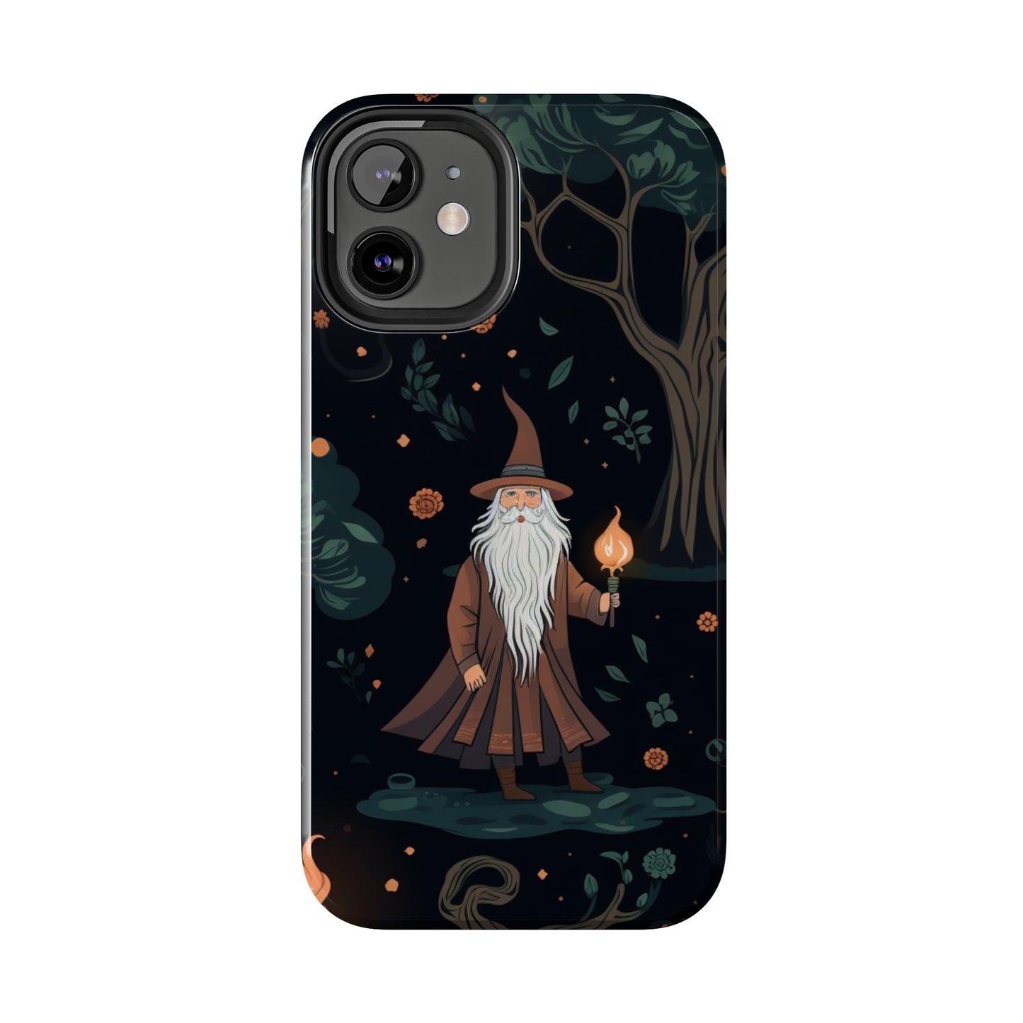 Wizard in the Dark Forest Tough iPhone Cases | Impact-Resistance, Anti-Shock Phone Case and Accessory | Premium Spiritual Design