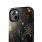 Dark Forest Witch Tough iPhone Cases | Baba Yaga in Creepy, Eerie Woods with a Broom | Impact-resistant, Shock-Absorbant | Premium Design