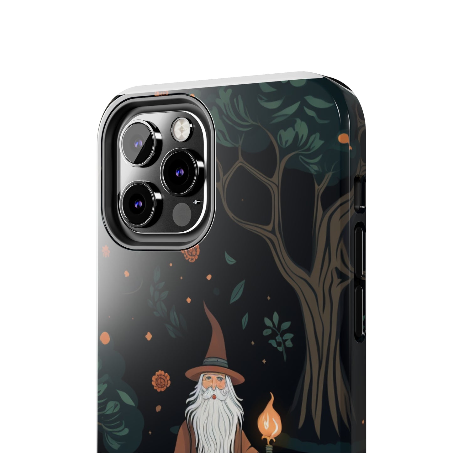 Wizard in the Dark Forest Tough iPhone Cases | Impact-Resistance, Anti-Shock Phone Case and Accessory | Premium Spiritual Design