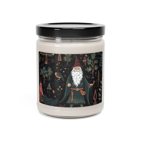 Wizard in the Dark Forest Scented Soy Candle, 9oz | 100% Natural Soy Wax | Cotton Wick | Immersive Aroma & Scent | Witchy Design