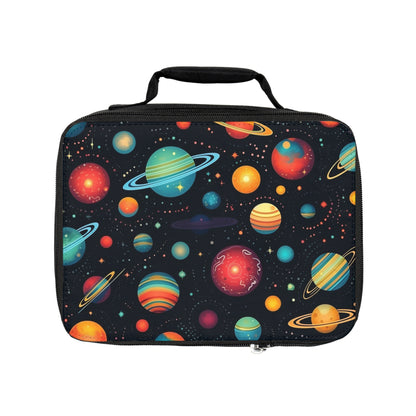 Celestial Saturn - Planets Zipper Lunch Bag | Cosmic Themed Accessories