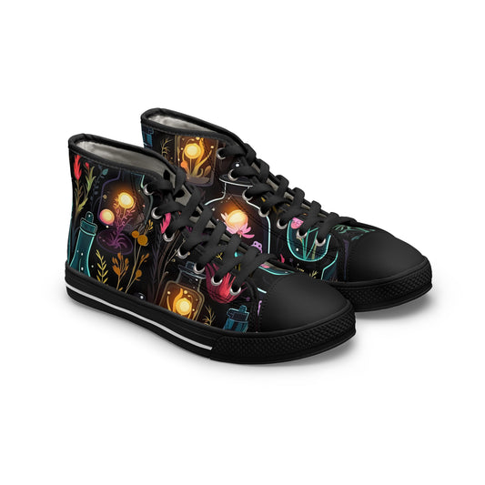 Dark Forest Women's High Top Sneakers | Whimsigoth, Witchy Aesthetic