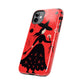 Red Dark Forest Witch Tough iPhone Cases | Abstract Witchy Protective Phone Case | Impact-Resistant, Anti-Shock | iPhone 15