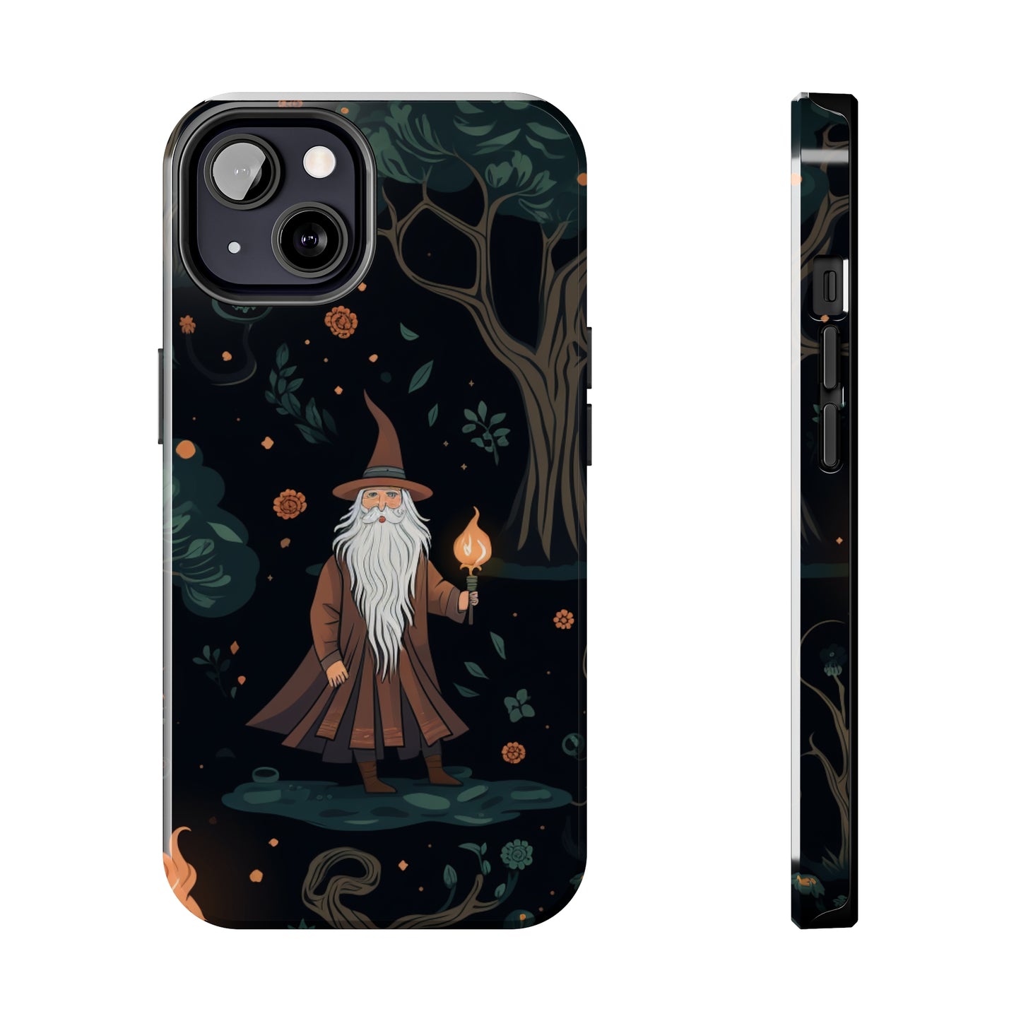 Wizard in the Dark Forest Tough iPhone Cases | Impact-Resistance, Anti-Shock Phone Case and Accessory | Premium Spiritual Design