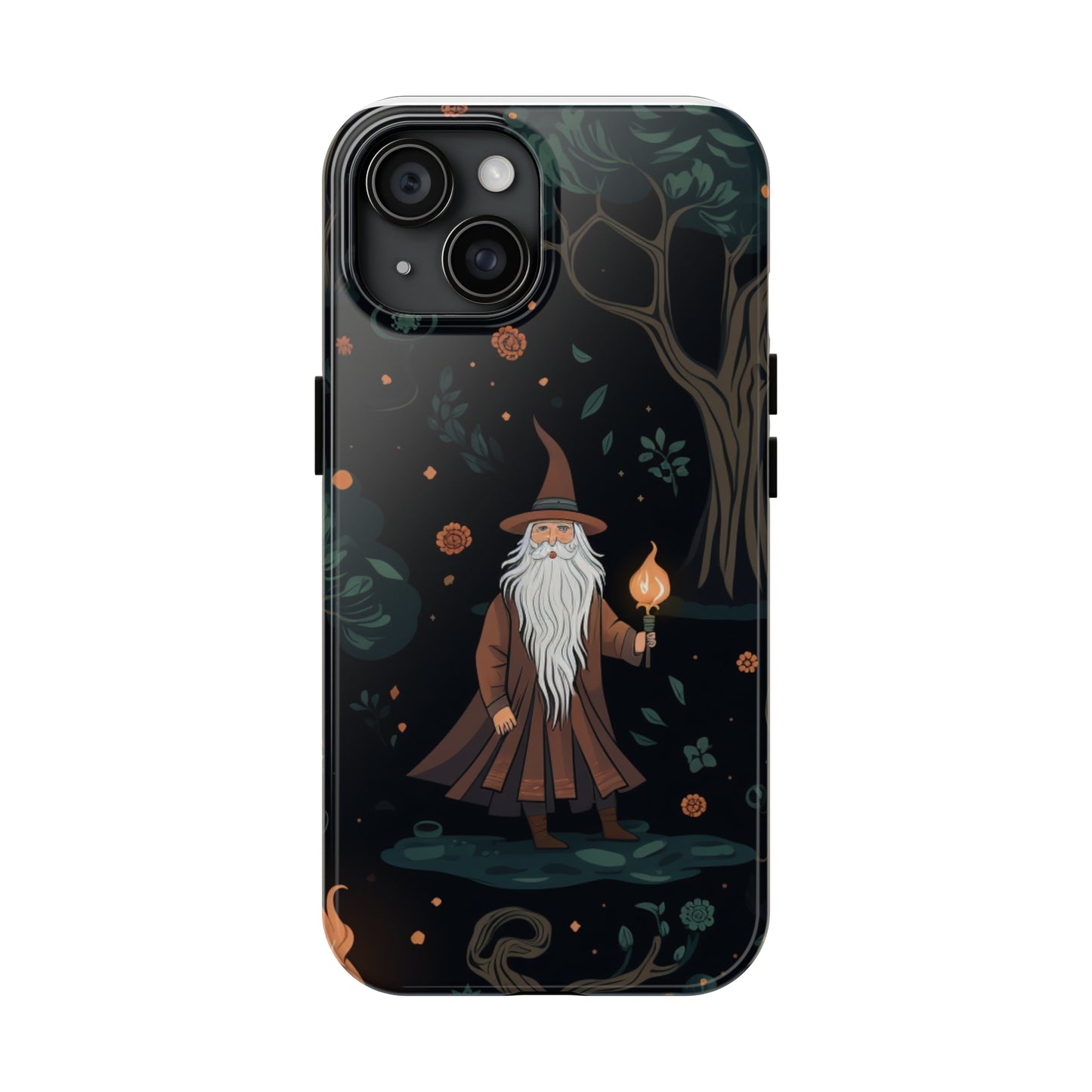 Wizard in the Dark Forest Tough iPhone Cases | Impact-Resistance, Anti-Shock Phone Case and Accessory | Premium Spiritual Design