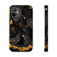 Dark Forest Witch Tough iPhone Cases | Baba Yaga in Creepy, Eerie Woods with a Broom | Impact-resistant, Shock-Absorbant | Premium Design