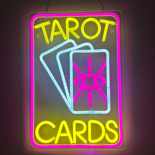 Tarot Cards LED Sign | Tarot Reading Bright Display Sign