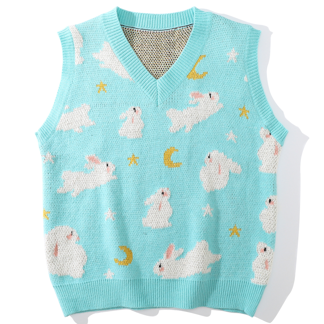 Celestial Bunny Pullover Sweater Vest | Women's Apparel, Cosmic Themed