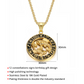 18k Gold Plated Zodiac Necklace and Pendant | Astrological, 12 Constellations