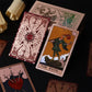 Luxury Pink Gold-Foil Tarot Deck | 80 Waterproof Cards + English Guidebook